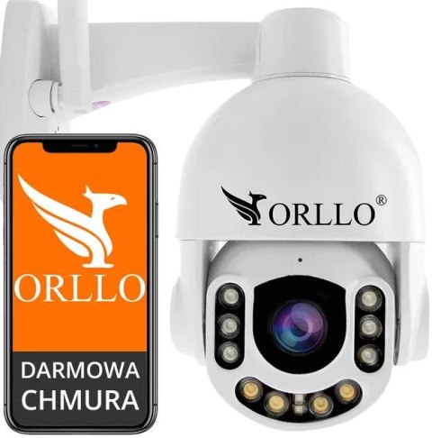 Kamera Zewnętrzna Obrotowa GSM na Kartę SIM Orllo Z7 PRO + Panel fotowoltaiczny SM6030 Pro