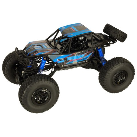 Samochód zdalnie sterowany na pilota RC Crawler Climbing Car 1:10 4WD 48cm niebieski