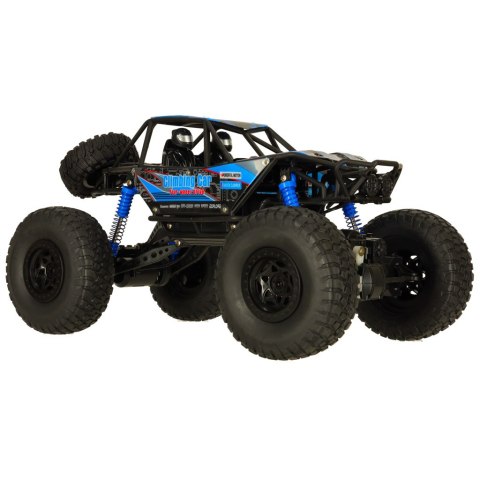 Samochód zdalnie sterowany na pilota RC Crawler Climbing Car 1:10 4WD 48cm niebieski