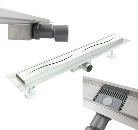 Odpływ liniowy Streifen z syfonem 70cm Odpływ liniowy Streifen z syfonem 70cm