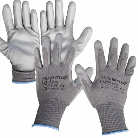 RĘKAWICZKI RĘKAWICE POWŁOKA PU ROBOCZE S-XXL 50 PAR RĘKAWICZKI RĘKAWICE POWŁOKA PU ROBOCZE S-XXL 50 PAR