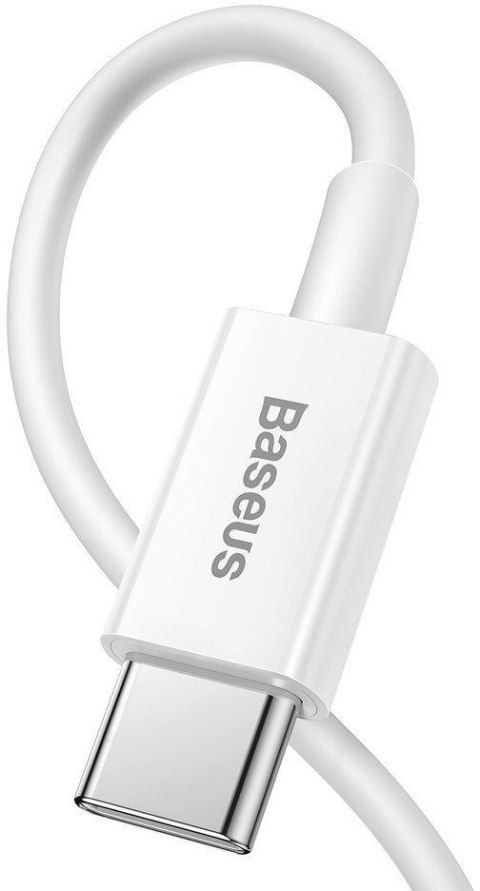 KABEL USB-C / Lightning iPhone Baseus Superior CATLYS-A02 1m 20W PD Quick Charging BIAŁY PREMIUM