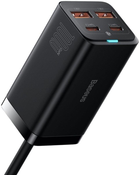 ŁADOWARKA SIECIOWA Baseus GaN 3 Pro Desktop Fast Charger CCGP000101 100W 2x USB-A 2x USB-C PD 3.0 QC 4.0+