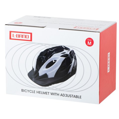 L-BRNO Kask rowerowy regulowany rozmiar M 54-58cm