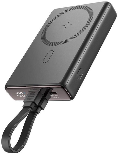 Powerbank Joyroom JR-PBM01 10000mAh 20W 1x USB-C 2x Lightning czarny + kabel