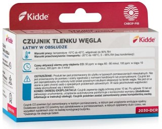 Czujnik tlenku węgla czadu Kidde - bardzo głośny ALARM