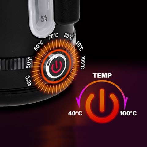 Czajnik metalowy 1,7L z LCD & regulacją temperatury Czajnik metalowy 1,7L z LCD & regulacją temperatury