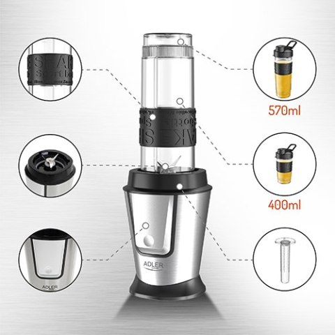 Blender personalny z wkładem chłodzącym Blender personalny z wkładem chłodzącym