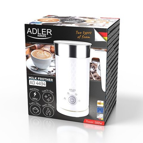 Spieniacz do mleka - spienianie i podgrzewanie (latte i cappucino)