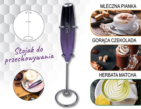 Spieniacz do mleka ze stojakiem