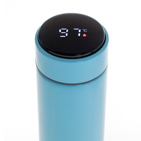 Termos LED 473ml niebieski