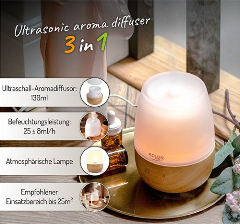 Ultradźwiękowy dyfuzor zapachowy 3w1 Ultradźwiękowy dyfuzor zapachowy 3w1