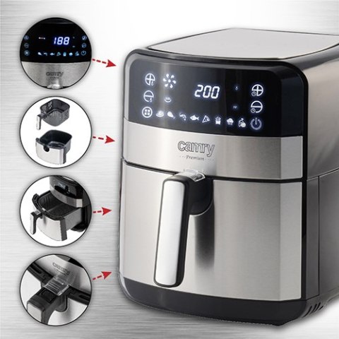 FRYTKOWNICA BEZTŁUSZCZOWA 9 PROGRAMÓW 5L XXL 2500W - Airfryer