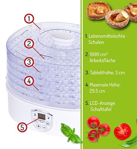 Suszarka do grzybów, ziół i żywności - dehydrator Suszarka do grzybów, ziół i żywności - dehydrator