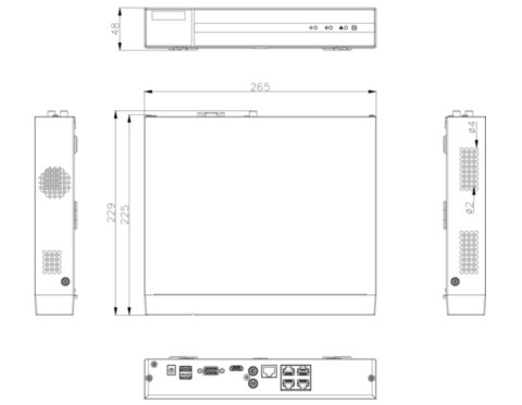 Rejestrator 4w1 Hilook by Hikvision 8 kanałowy DVR-8CH-5MP