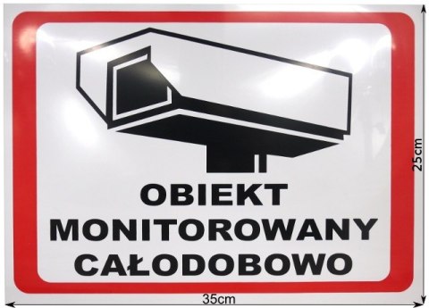 TABLICA OBIEKT MONITOROWANY 6586