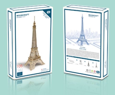 DREWNIANE PUZZLE 3D WIEŻA EIFFLA XXL 106 cm DIY 8+ EIFFEL TOWER DREWNIANE PUZZLE 3D WIEŻA EIFFLA XXL 106 cm DIY 8+ EIFFEL TOWER