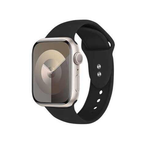 Crong Liquid - Pasek do Apple Watch 38/40/41/42 mm (czarny)