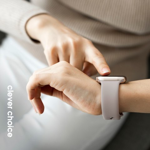 Crong Liquid - Pasek do Apple Watch 44/45/46/49 mm (czerwony) Crong Liquid - Pasek do Apple Watch 44/45/46/49 mm (czerwony)