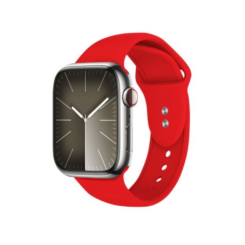 Crong Liquid - Pasek do Apple Watch 44/45/46/49 mm (czerwony) Crong Liquid - Pasek do Apple Watch 44/45/46/49 mm (czerwony)