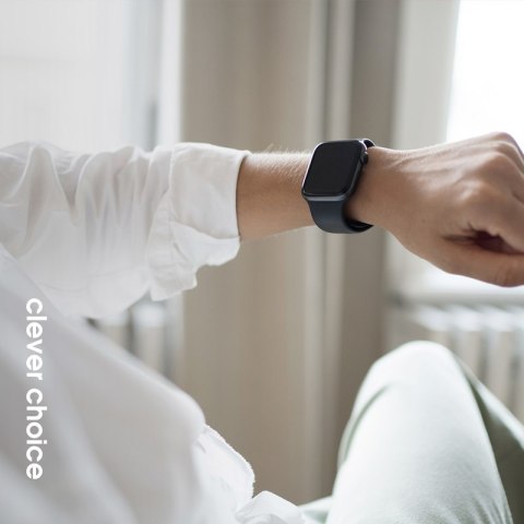 Crong Liquid - Pasek do Apple Watch 44/45/46/49 mm (granatowy) Crong Liquid - Pasek do Apple Watch 44/45/46/49 mm (granatowy)