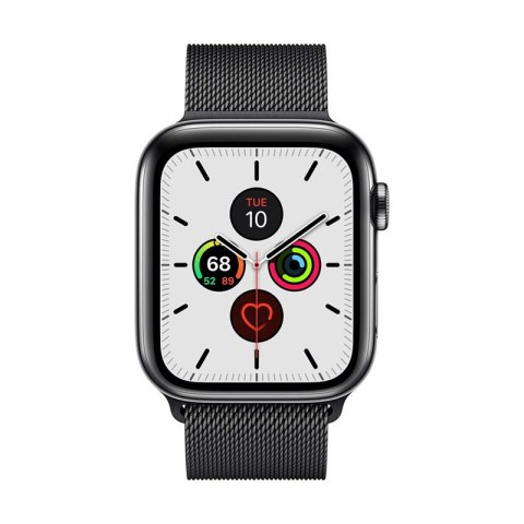 Crong Milano Steel - Pasek ze stali nierdzewnej do Apple Watch 38/40/41/42 mm (czarny) Crong Milano Steel - Pasek ze stali nierdzewnej do Apple Watch 38/40/41/42 mm (czarny)