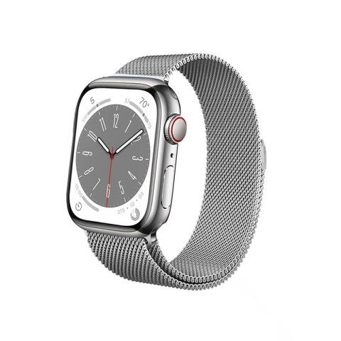 Crong Milano Steel - Pasek ze stali nierdzewnej do Apple Watch 44/45/46/49 mm (srebrny) Crong Milano Steel - Pasek ze stali nierdzewnej do Apple Watch 44/45/46/49 mm (srebrny)