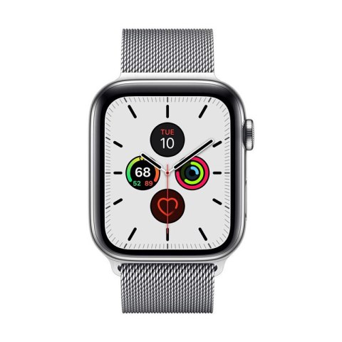 Crong Milano Steel - Pasek ze stali nierdzewnej do Apple Watch 44/45/46/49 mm (srebrny) Crong Milano Steel - Pasek ze stali nierdzewnej do Apple Watch 44/45/46/49 mm (srebrny)