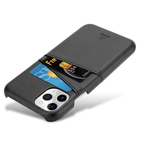 Crong Neat Cover - Etui iPhone 11 Pro z kieszeniami (czarny) Crong Neat Cover - Etui iPhone 11 Pro z kieszeniami (czarny)