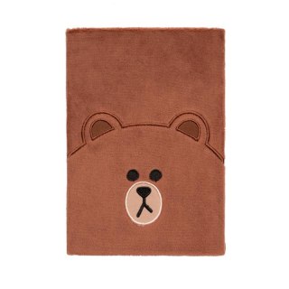 BT21 - Pluszowy Notes / Notatnik A5 Miś BROWN