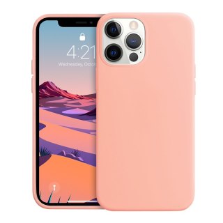 Crong Color Cover - Etui iPhone 12 / iPhone 12 Pro (piaskowy róż)