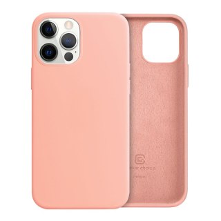 Crong Color Cover - Etui iPhone 12 / iPhone 12 Pro (piaskowy róż)