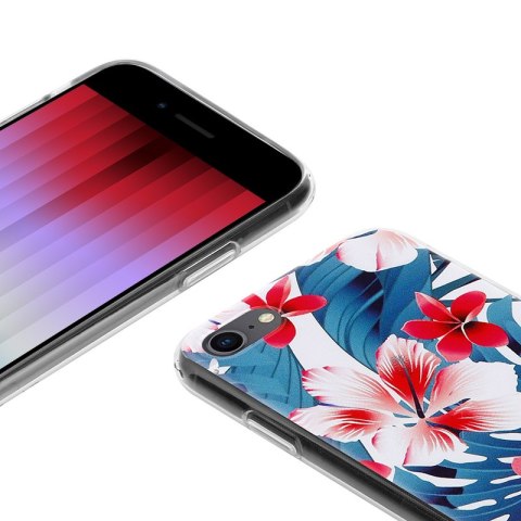 Crong Flower Case - Etui iPhone SE (2022/2020) / 8 / 7 (wzór 03)