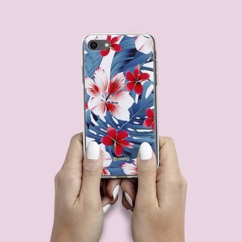 Crong Flower Case - Etui iPhone SE (2022/2020) / 8 / 7 (wzór 03)