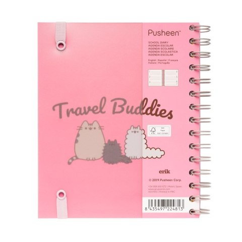 Pusheen - Planner 2019/2020 rok (15,5 x 19 cm)