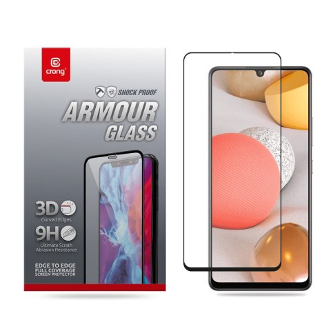 Crong 3D Armour Glass - Szkło hartowane 9H Full Glue na cały ekran Samsung Galaxy A42 5G