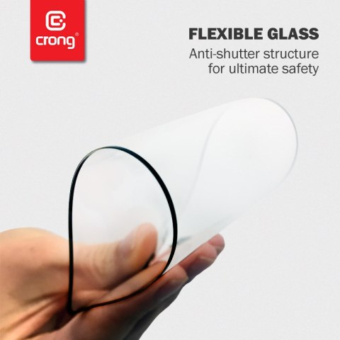 Crong 7D Nano Flexible Glass - Niepękające szkło hybrydowe 9H na cały ekran Samsung Galaxy Note 20