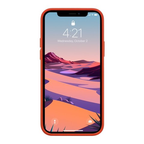 Crong Color Cover - Etui iPhone 12 Pro Max (czerwony) Crong Color Cover - Etui iPhone 12 Pro Max (czerwony)