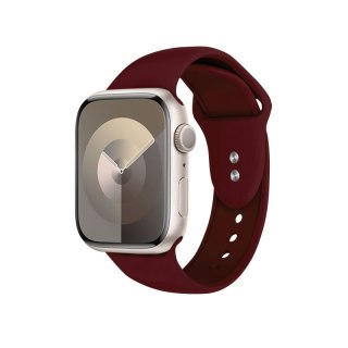 Crong Liquid - Pasek do Apple Watch 38/40/41/42 mm (bordowy)