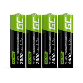 Green Cell - 4x Akumulator AA HR6 2000mAh