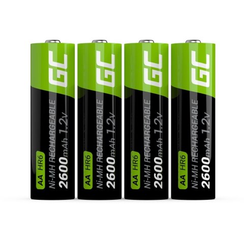 Green Cell - 4x Akumulator AA HR6 2600mAh