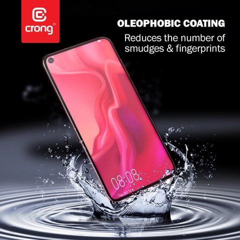 Crong 7D Nano Flexible Glass - Niepękające szkło hybrydowe 9H na cały ekran Xiaomi Mi 11 Lite 5G