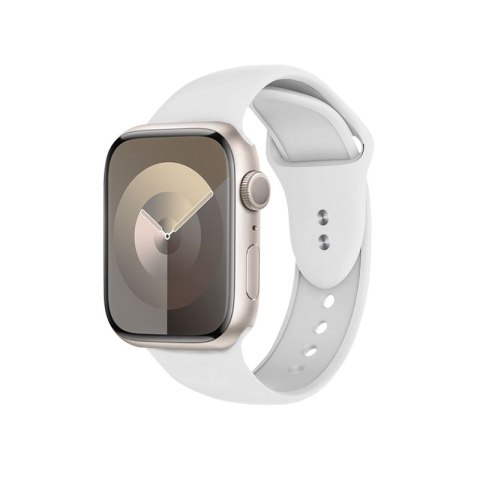 Crong Liquid - Pasek do Apple Watch 38/40/41/42 mm (biały)