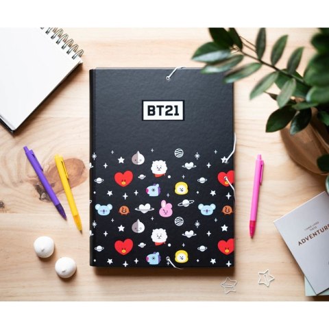 Line Friends BT21 - Folder / teczka z gumką