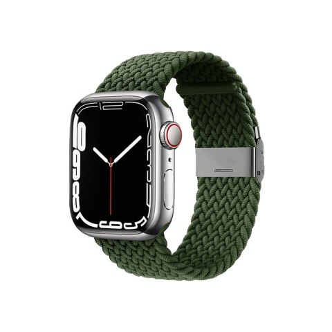 Crong Wave Band - Pleciony pasek do Apple Watch 38/40/41/42 mm (zielony)