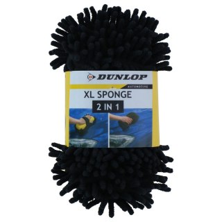 Dunlop - Dwustronna gąbka do mycia samochodu 2w1 z mikrofibry