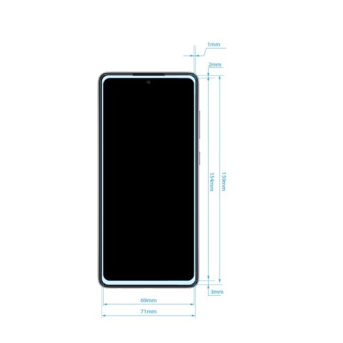 Crong 7D Nano Flexible Glass - Niepękające szkło hybrydowe 9H na cały ekran Samsung Galaxy A72 Crong 7D Nano Flexible Glass - Niepękające szkło hybrydowe 9H na cały ekran Samsung Galaxy A72