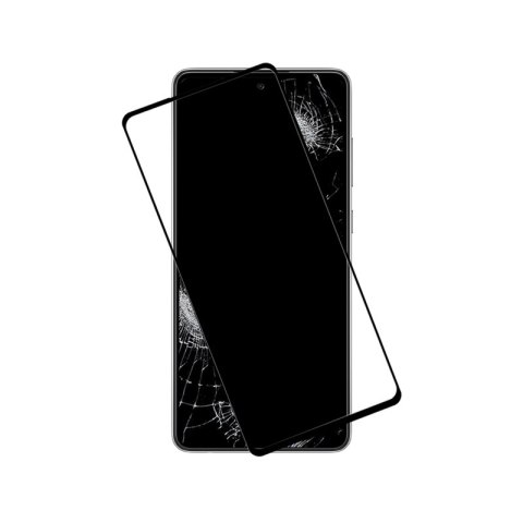 Crong 7D Nano Flexible Glass - Niepękające szkło hybrydowe 9H na cały ekran Samsung Galaxy A72 Crong 7D Nano Flexible Glass - Niepękające szkło hybrydowe 9H na cały ekran Samsung Galaxy A72