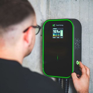 Green Cell - Ładowarka Wallbox GC EV PowerBox 22kW z gniazdem Type 2 do ładowania samochodów elektrycznych i hybryd Plug-In