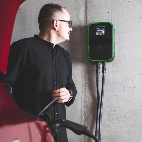 Green Cell - Ładowarka Wallbox GC EV PowerBox 22kW z kablem Type 2 do ładowania samochodów elektrycznych i hybryd Plug-In